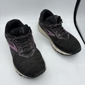 Brooks Sneakers Womens Size 9.5 B Ghost 12 Running Walk‎ Black Purple